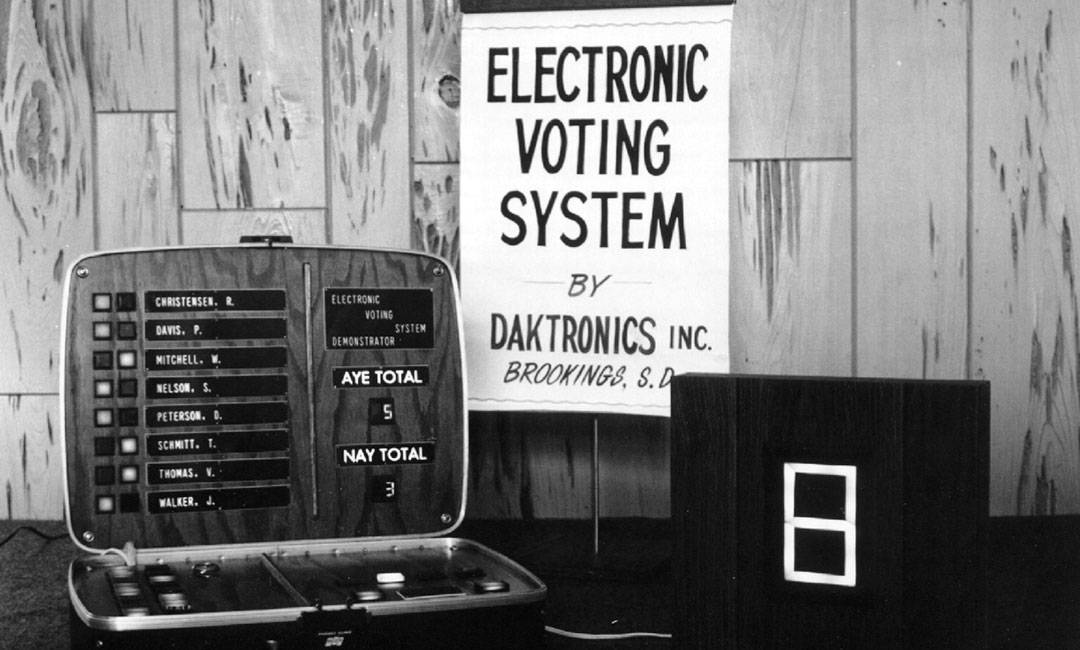 First Electronic Voting System