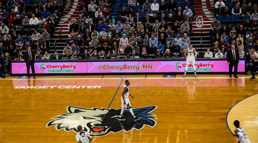 Scorers Table Installation Photo