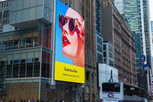 large screen urban billboard