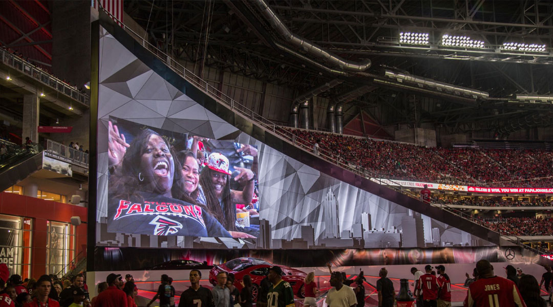 Lobby Display Installation Photo